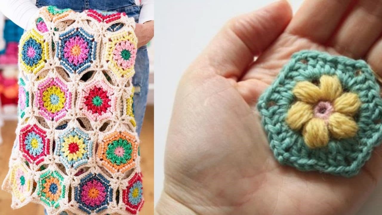 granny square afghans