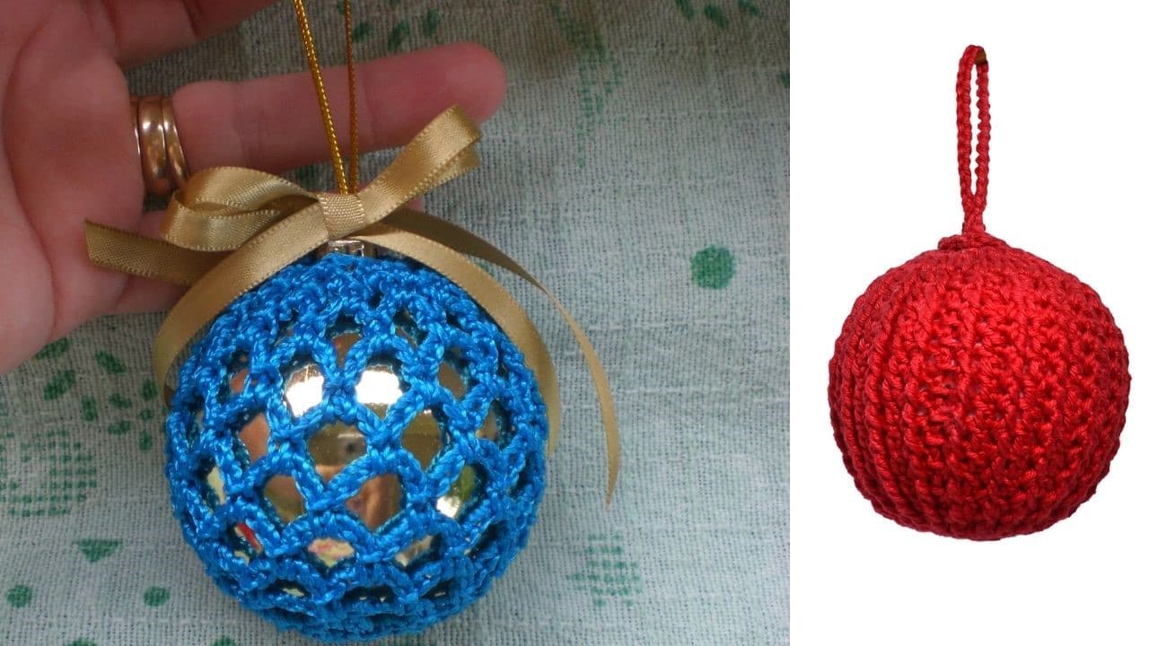 crochet ball for the Christmas tree