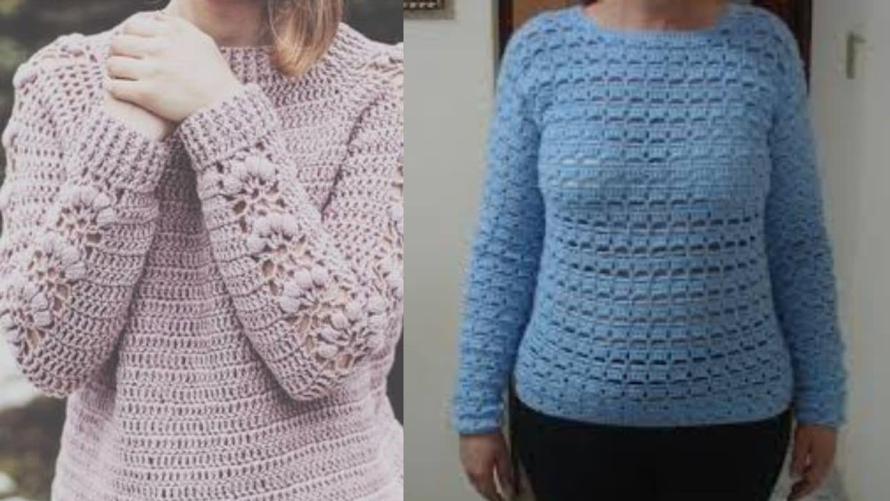 crochet sweater 