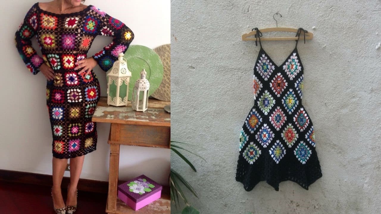 granny square afghans