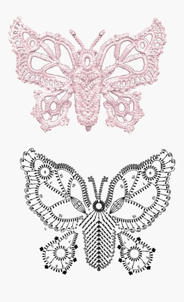 crochet butterflies